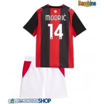Maglie da calcio AC Milan Luka Modric #14 Prima Maglia Bambino 2026-27 Manica Corta + Pantaloni corti)